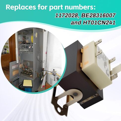 Furnace Transformer Replace for BE28316007 HT01CN241, 40VA 208/240V to 24V Transformer Compatible with Carrier, Payne, Tempstar, ICP, Arcoaire, Heil HVAC Systems in Kuwait