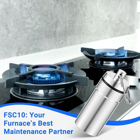 أداة تنظيف مستشعر اللهب FSC10 منظف مستشعر اللهب لأدوات خدمة التدفئة والتهوية وتكييف الهواء في الفرن (فضي) in Kuwait