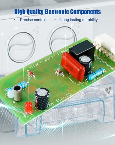 Whirlpool W11629974 Refrigerator Ice Level Control Board Compatible with KitchenAid Maytag, Replace W11553040 W11553041 W10193666 W10757851 PS10064583 AP7205486 in Saudi Arabia