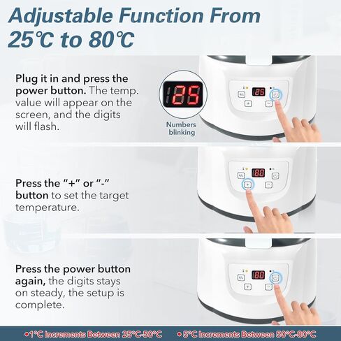 660mL Digital Lab Water Bath, 25-100℃ Thermostatic Water Bath, for Laboratory, School in Kuwait