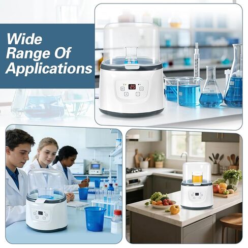 660mL Digital Lab Water Bath, 25-100℃ Thermostatic Water Bath, for Laboratory, School in Kuwait