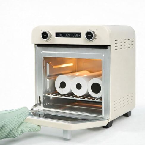 18L Sublimation Oven for Tumblers, Mugs & Bottles, Digital Heat Press Convection Oven with 360° Heating, Precise Temperature Control, Fits Multiple Items, Includes Heat Resistant Gloves in Saudi Arabia