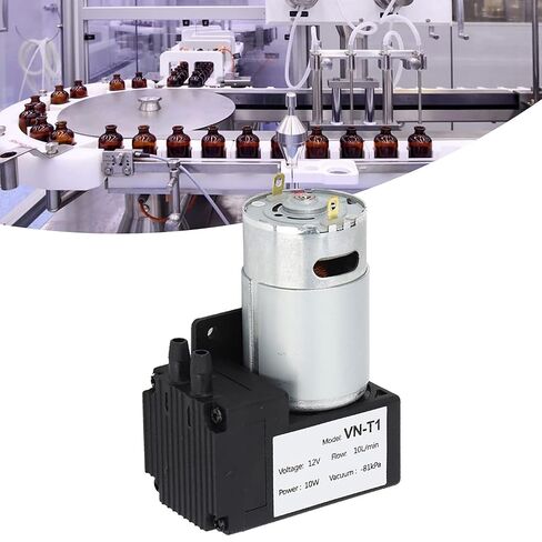 مضخة تفريغ، VN T1 10 L Min DC مضخة تفريغ صغيرة، ضغط سلبي 81 كيلو باسكال (تيار مستمر 12 فولت) in Saudi Arabia
