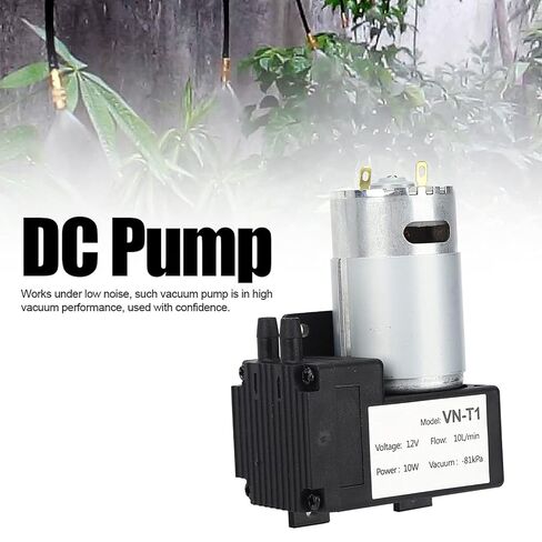 مضخة تفريغ، VN T1 10 L Min DC مضخة تفريغ صغيرة، ضغط سلبي 81 كيلو باسكال (تيار مستمر 12 فولت) in Saudi Arabia