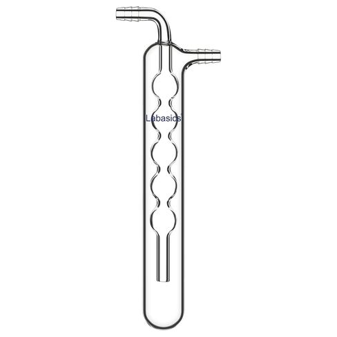 Labasics One-Piece Spherical Vacuum Cold Trap, Borosilicate Glass with High Vacuum Seal, for Laboratory Vacuum System, Outer Diameter 30 mm x Length 200 mm in Saudi Arabia