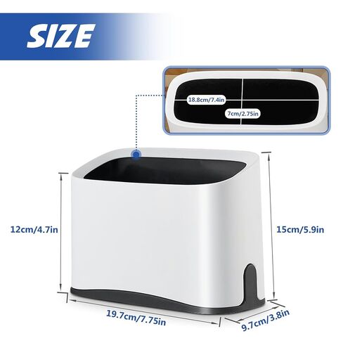 Universal Cat القمامة القمامة حامل القمامة-القمامة القمامة Caddy لصالح الحاوية القمامة Scoop Scoop Strash مناسبة لمعظم معادن القمامة البيضاء in Kuwait