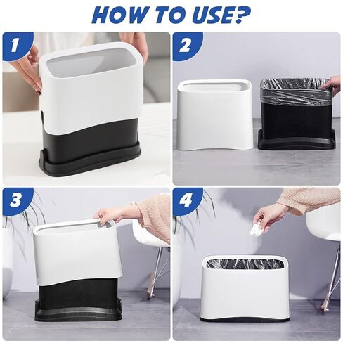 Universal Cat القمامة القمامة حامل القمامة-القمامة القمامة Caddy لصالح الحاوية القمامة Scoop Scoop Strash مناسبة لمعظم معادن القمامة البيضاء in Kuwait