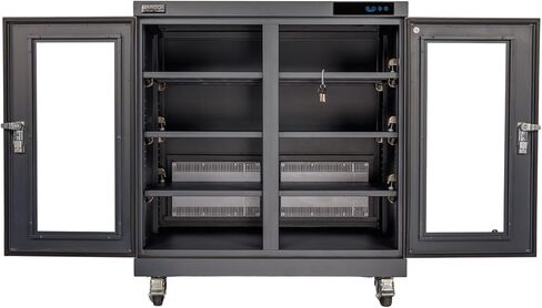 خزانة NARGON 1-20% RH 450L الإلكترونية الجافة، خزانة تجفيف ESD لتخزين العدسات البصرية، تجميعات РСВ، الرقاقة، المكونات الإلكترونية، أشباه الموصلات، المواد الكيميائية المخبرية، موديل NMC452CF in Kuwait