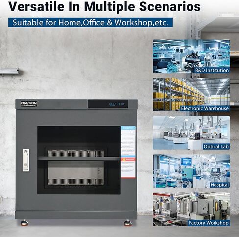 NARGON 1-20% RH 140L الخزانة الجافة الإلكترونية، خزانة المجفف ESD لتخزين العدسات البصرية، تجميعات РСВ، الرقاقة، المكونات الإلكترونية، أشباه الموصلات، المواد الكيميائية المخبرية، الموديل NMC141CF in Kuwait