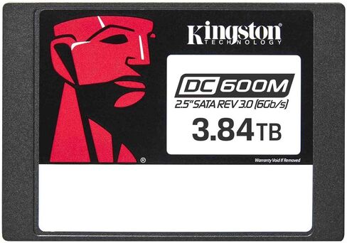 Kingston Technology DC600M 2.5 "3.84 إلى سلسلة ATA III 3D TLC NAND in Saudi Arabia