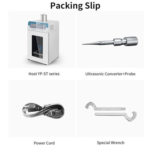 Ultrasonic Homogenizer,lab Homogenizer Ultrasonic with Temperature Probe,Electric Lifting,YP-S500T,0.5-500ml (500, Watts) in Saudi Arabia