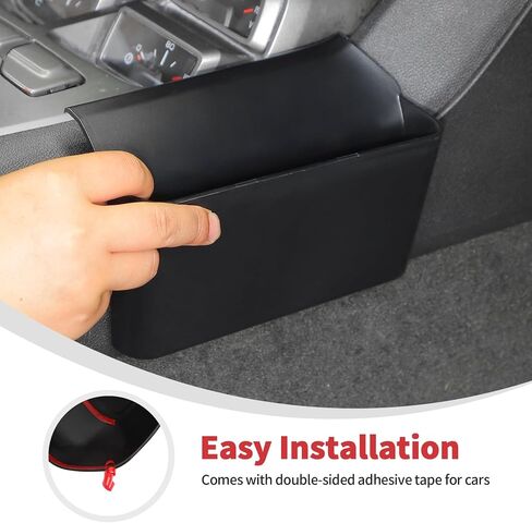 منظم تخزين وحدة التحكم المركزية Linskip متوافق مع Jeep Cherokee 2014-2023، صينية جانبية لنقل التروس، ملحقات داخلية (أسود) in Kuwait