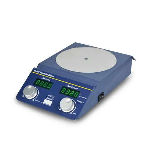 Digital Magnetic Stirrer, 300~1200rpm Lab Magnetic Mixer with Digital Display, 50ml-20L Stirring Capacity, Brushless DC Motor, High Temperature Resistant, for Lab, Medicine, Chemistry, Food Research in Kuwait