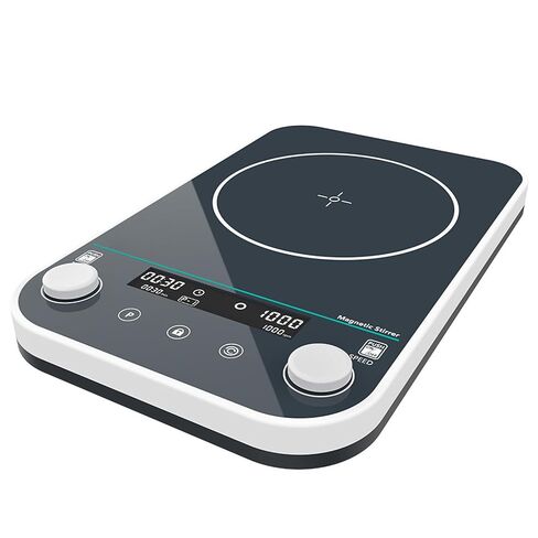 Laboratory Magnetic Stirrer with Large Capacity Mixer, 5L/10L Adjustable Stirring Platform, Digital Display, Variable Speed & Timer, 9 Program Memory, Forward/Reverse Lock,10L in Saudi Arabia
