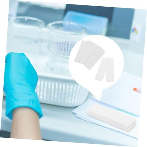Mobestech 100pcs Filter Paper Strips for Lab Use Tear-Resistant Absorbent for Chemistry and Biology Experiments for Chromatography and Microscope Cleaning in Saudi Arabia