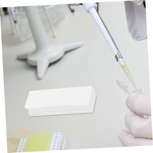 Mobestech 100pcs Filter Paper Strips for Lab Use Tear-Resistant Absorbent for Chemistry and Biology Experiments for Chromatography and Microscope Cleaning in Saudi Arabia
