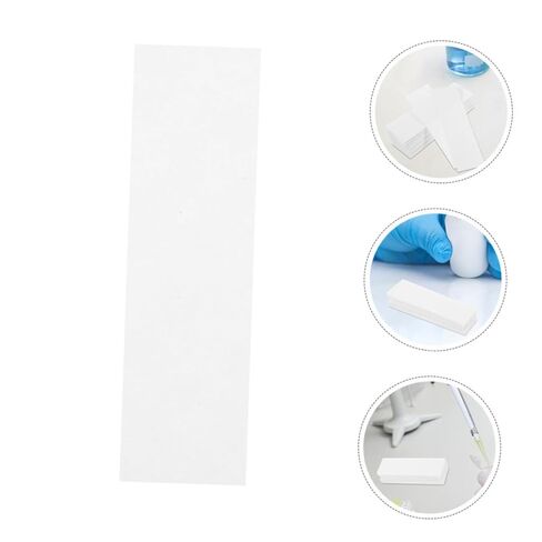 Mobestech 100pcs Filter Paper Strips for Lab Use Tear-Resistant Absorbent for Chemistry and Biology Experiments for Chromatography and Microscope Cleaning in Saudi Arabia