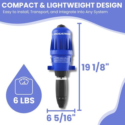 DOSATRON D14MZ10 D14MZ10VAFII Water-Powered Chemical Injector Dosing Pump | 14 GPM | 1–10% Dilution | 0.05–14 GPM Flow Range | 3/4" NPT | Coolant Mixing, Industrial, Metalworking in Kuwait
