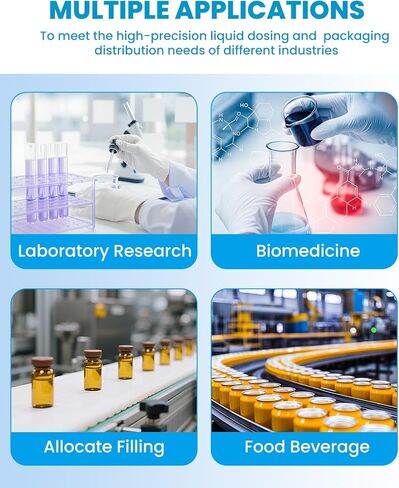 24V Peristaltic Pump Variable Speed 0-800ml/min Intelligent Liquid Dosing Pump 430rpm High Flow Rate OLED Display for Scientific Labs Industrial Applications in Kuwait