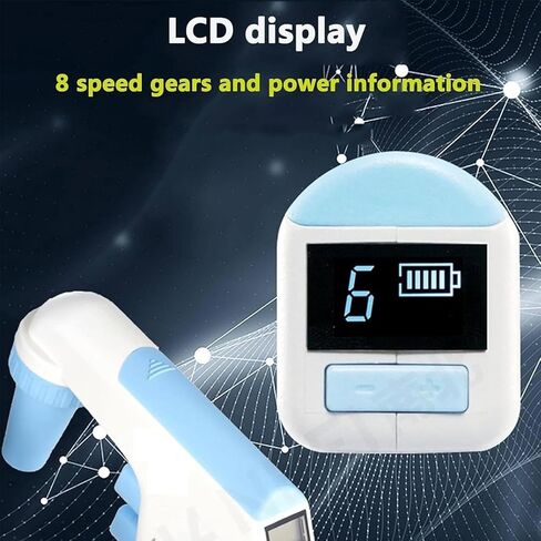 ماصة رقمية أوتوماتيكية، ماصات معملية قابلة للتعديل مع شاشة LCD، تصريف الوزن/وضع الصرف الكهربائي، سرعة 8 مستويات قابلة للتعديل ومضادة للامتصاص الخلفي، للتجربة، المختبر in Kuwait