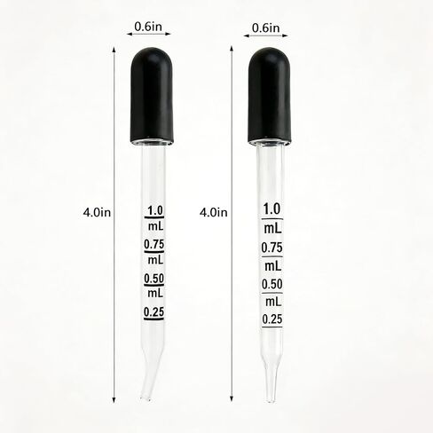 20 عبوة من قطارة ماصة زجاجية، قطارة عين 1 مل، قطارة طبية، قطارات للزيوت والسوائل، أطراف منحنية ومستقيمة للمختبر، والحرف اليدوية، والأذن، والعين، وقياس السوائل ونقلها. in Kuwait
