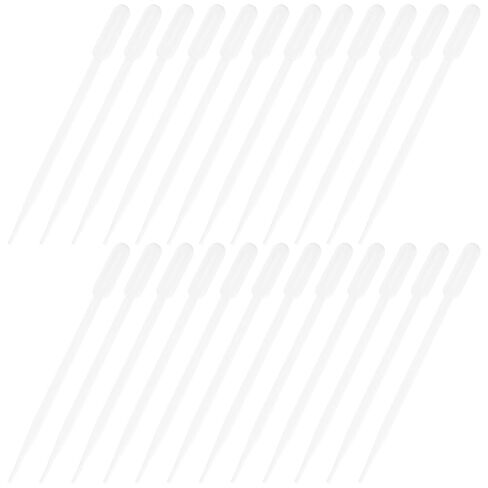 PRETYZOOM 100pcs 3ml Disposable Plastic Transfer Pipettes Graduated Droppers for Laboratory Use Essential Oils and Craft Liquid Transfer in Kuwait