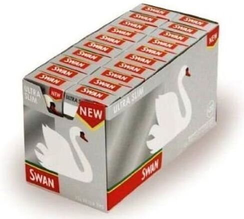 Swan Ultra Slim Silver Precut Filter Tips Full Box Of 20 by Rizla in Kuwait