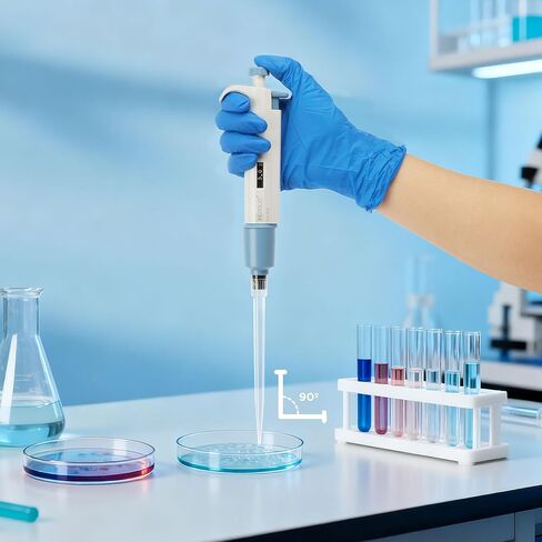 ماصة صلبة أمريكية 0.5-5 مل أحادية القناة - ماصة علمية دقيقة قابلة للتعديل عالية الدقة in Kuwait