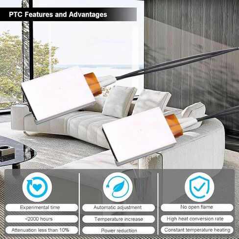 4 pcs PTC Heating Element Heating Plate Electric Heating core Constant Temperature Heating Plate AC/DC 5V/70℃/1.2-2W Aluminum Shell with PD/QC Adjustable Voltage Decoy Module in Saudi Arabia