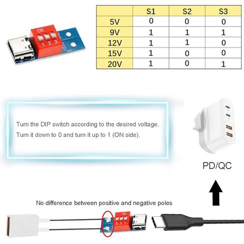 4 pcs PTC Heating Element Heating Plate Electric Heating core Constant Temperature Heating Plate AC/DC 5V/70℃/1.2-2W Aluminum Shell with PD/QC Adjustable Voltage Decoy Module in Saudi Arabia