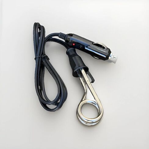 12V Water Heater Boiler Element Portable Immersion Car Coffee Tea，（Not Suitable for 24V） Mini Portable Electric Car Boiled Water Immersion Heater Traveling CampingWater Immersion Heater in Saudi Arabia