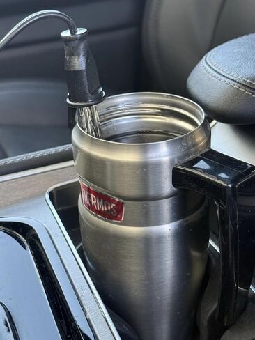 12V Water Heater Boiler Element Portable Immersion Car Coffee Tea，（Not Suitable for 24V） Mini Portable Electric Car Boiled Water Immersion Heater Traveling CampingWater Immersion Heater in Saudi Arabia