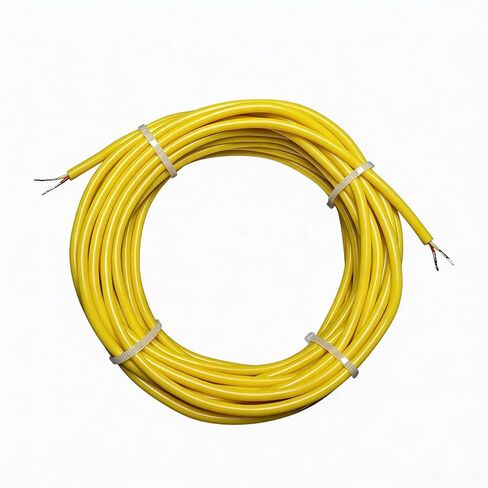 سلك مزدوج حراري من النوع K 10 ياردات سلك حراري سيليكون مرن أصفر نطاق درجة الحرارة: -50 درجة فهرنهايت إلى 2000 درجة فهرنهايت in Kuwait