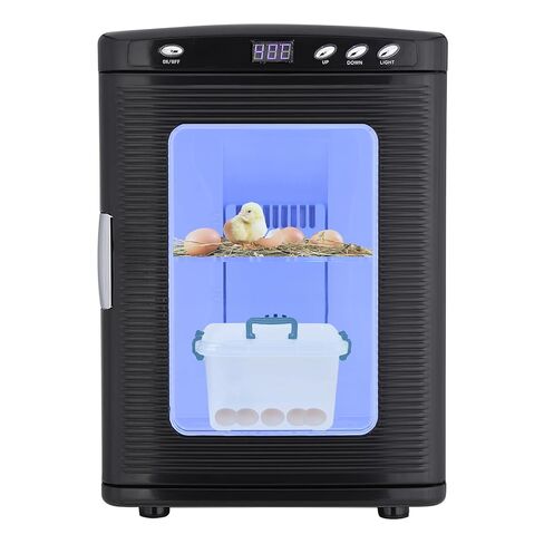 25L Reptile Egg Incubator with Cooling & Heating - Portable Scientific Lab Incubator, 10°c-60°c Temperature Control, 12V/110V Digital Incubator for Small Reptiles Hatching,Black in Kuwait