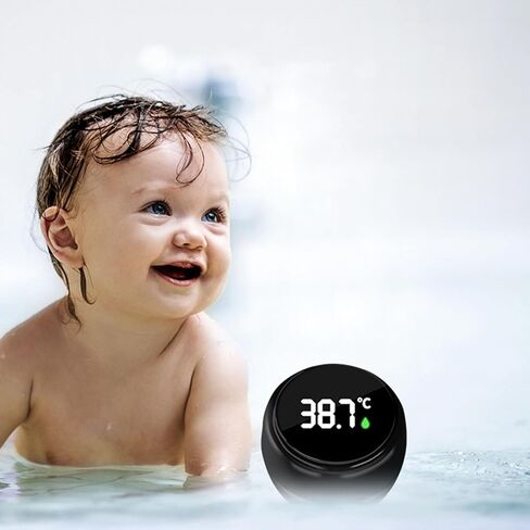 Bath Thermograph with Led Display 3-Color Temperature Reminder for Accurate Water Temperature Safe Bath Temp Meter in Saudi Arabia