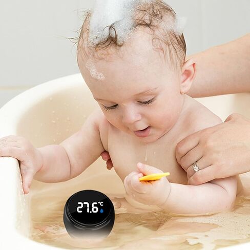 Bath Thermograph with Led Display 3-Color Temperature Reminder for Accurate Water Temperature Safe Bath Temp Meter in Saudi Arabia