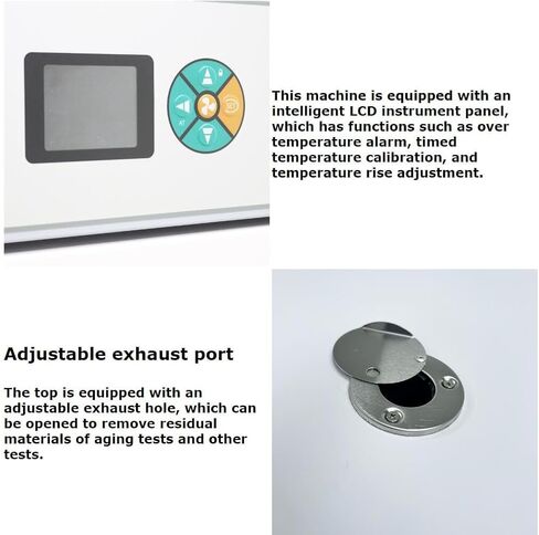 Digital Forced Air Convection Drying Oven 210L Lab Blast Drying Oven RT+50-572℉ 304 Stainless Steel Chamber 220v 3kw in Kuwait