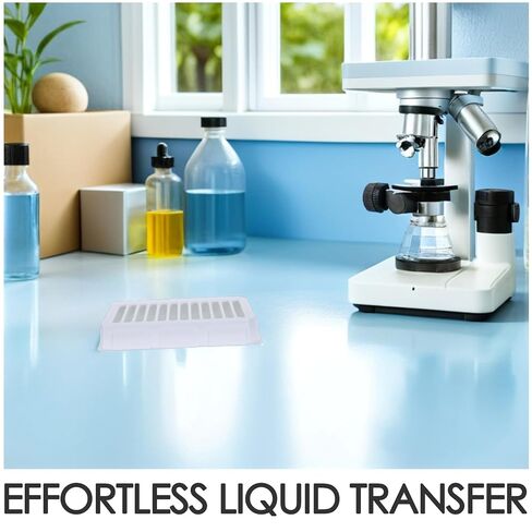 Reagent Reservoir: Plastic Pipette 12 Channels Transfer Tool - Liquid Adding Slot for Lab Sample Collection and Reagent Container in Saudi Arabia