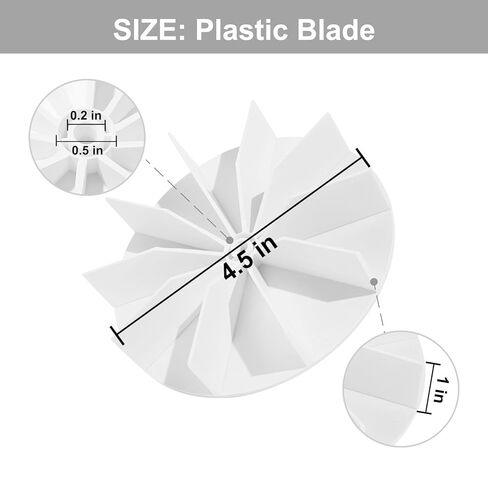 Universal Bathroom Exhaust Fan Motor Kit - 120V 50CFM for Nu-Tone & Br-oan, Bathroom Vent Fan with Blower Wheel, Third Generation, Enhanced Performance in Kuwait