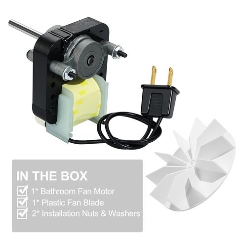 Universal Bathroom Exhaust Fan Motor Kit - 120V 50CFM for Nu-Tone & Br-oan, Bathroom Vent Fan with Blower Wheel, Third Generation, Enhanced Performance in Kuwait