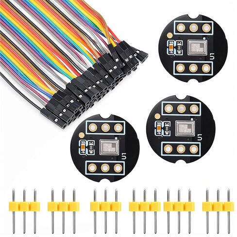 3 PCS Inmp441 Omnidirectional Microphone Module Inmp441 I2s Mems Interface Microphone Elements High Precision with 7.8" 10pins Dupont Cable Female to Female for Replace Repair in Kuwait