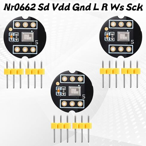 3 PCS Inmp441 Omnidirectional Microphone Module Inmp441 I2s Mems Interface Microphone Elements High Precision with 7.8" 10pins Dupont Cable Female to Female for Replace Repair in Kuwait