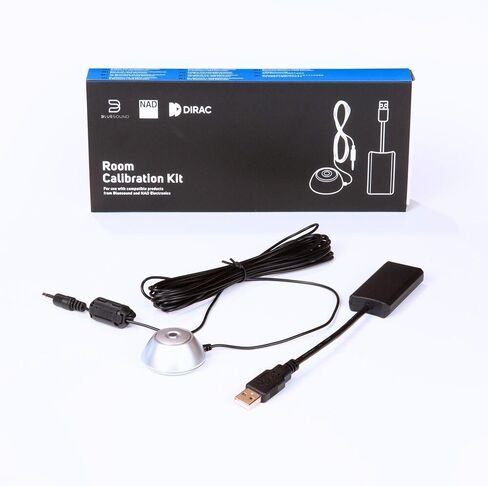 Bluesound High-Performance Omnidirectional Microphone Room Calibration Kit | Compatible with Dirac Live for Node, Icon, Nano, Powernode & More in Kuwait