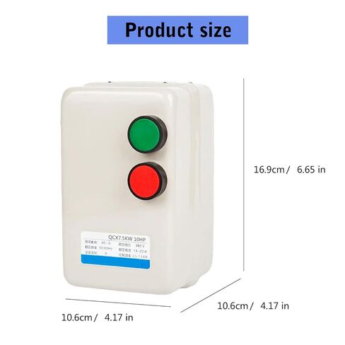 مشغل قوي محمول للمحركات الكهربائية 7.5KW 10HP 220V حاويات أحادية وثلاثية الطور للحماية من الأحمال الزائدة ومفاتيح الحماية in Kuwait