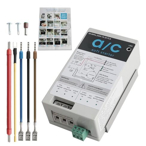 وحدة بدء تشغيل ناعمة 16-32 أمبير لمكيفات الهواء HVAC السكنية بقدرة 4-7 طن، وحماية المحرك العكسي، ومجموعة بدء تشغيل التيار المتردد البديلة لنظام المولد in Saudi Arabia