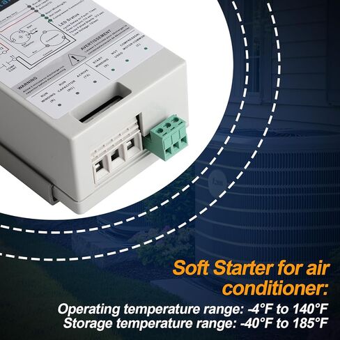 وحدة بدء تشغيل ناعمة 16-32 أمبير لمكيفات الهواء HVAC السكنية بقدرة 4-7 طن، وحماية المحرك العكسي، ومجموعة بدء تشغيل التيار المتردد البديلة لنظام المولد in Saudi Arabia