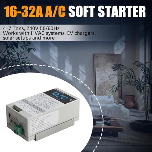 وحدة بدء تشغيل ناعمة 16-32 أمبير لمكيفات الهواء HVAC السكنية بقدرة 4-7 طن، وحماية المحرك العكسي، ومجموعة بدء تشغيل التيار المتردد البديلة لنظام المولد in Saudi Arabia