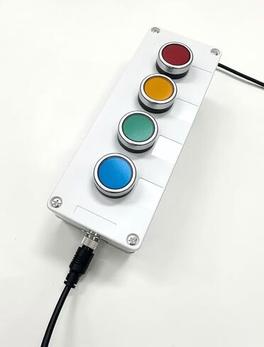 أضواء برج المكدس LED 4 ألوان أحمر / أصفر / أخضر / أزرق مصباح إشارة تشغيل / إيقاف محول صناعي، ضوء أندون، قابس أمريكي (بدون صفارة) in Kuwait