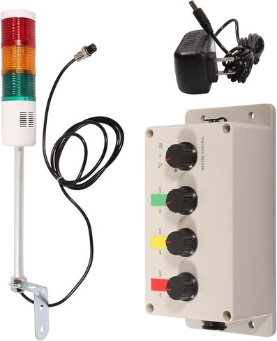 LED Andon Tower Lights Industrial Signal Tower 4 Stack Red/Yellow/Green IP65 Plug Play Switch Factory in Kuwait