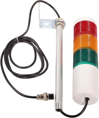 LED Andon Tower Lights Industrial Signal Tower 4 Stack Red/Yellow/Green IP65 Plug Play Switch Factory in Kuwait